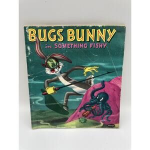 Vintage Whitman Tell A Tale Children’s Book - Bugs Bunny - Something Fishy